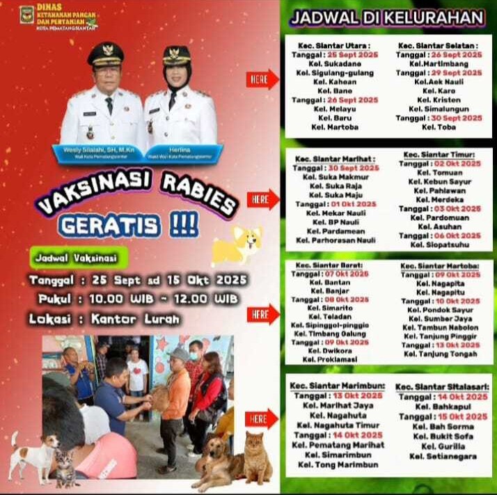 VAKSINASI RABIES GRATIS